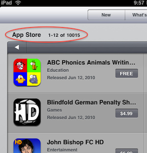 �O����(y��ng)���̵ꔵ(sh��)��(j��)�@ʾ��iPad��(y��ng)���ѽ�(j��ng)ͻ��1�f��